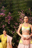 Canary Yellow Anarkali Set