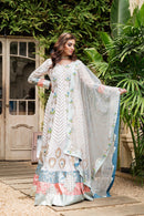 Nikita Dhongdi in Powder Pink Embroidered Anarkali Set