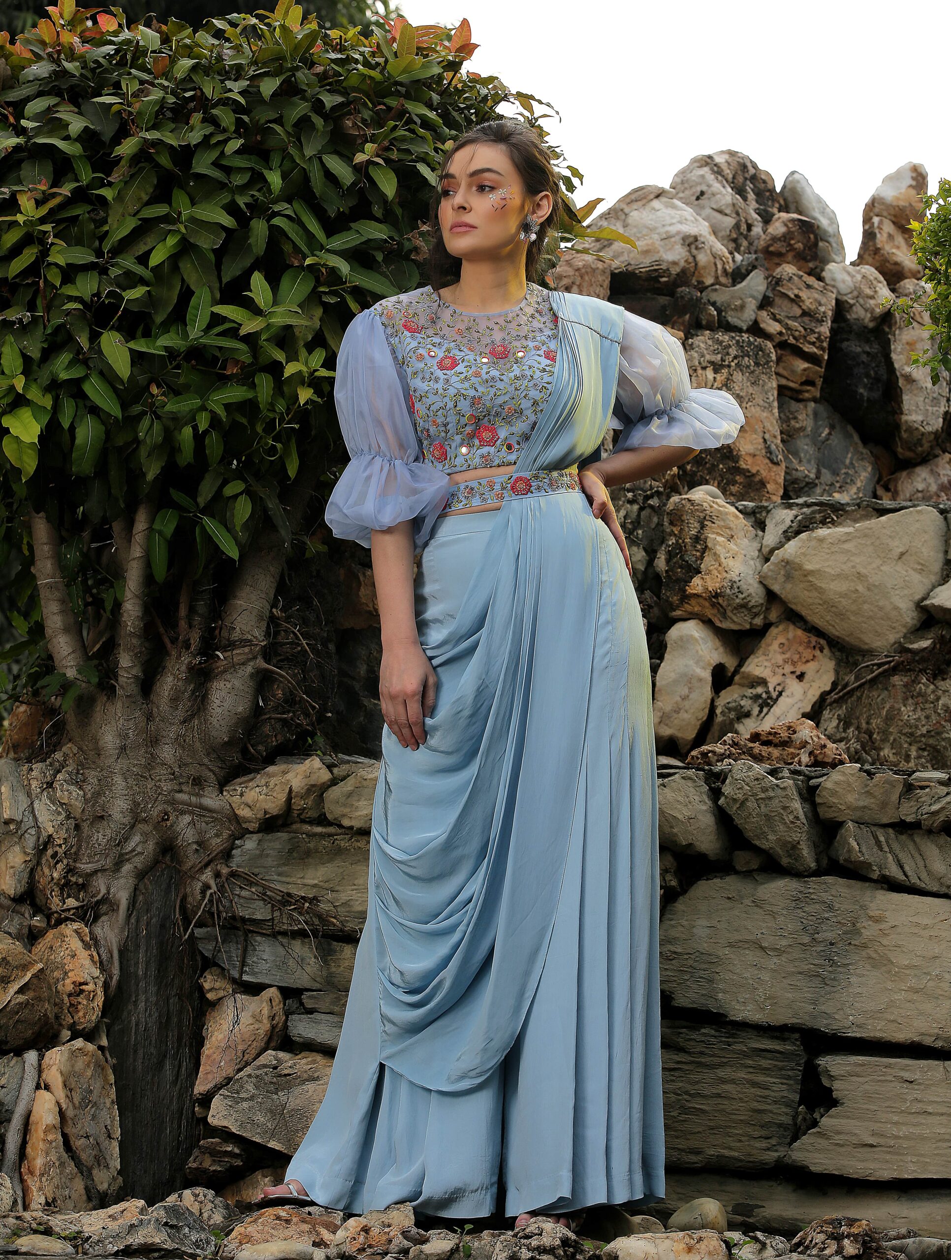 Refreshing ensembles designed with sophisticated intricate details and soothing hues.